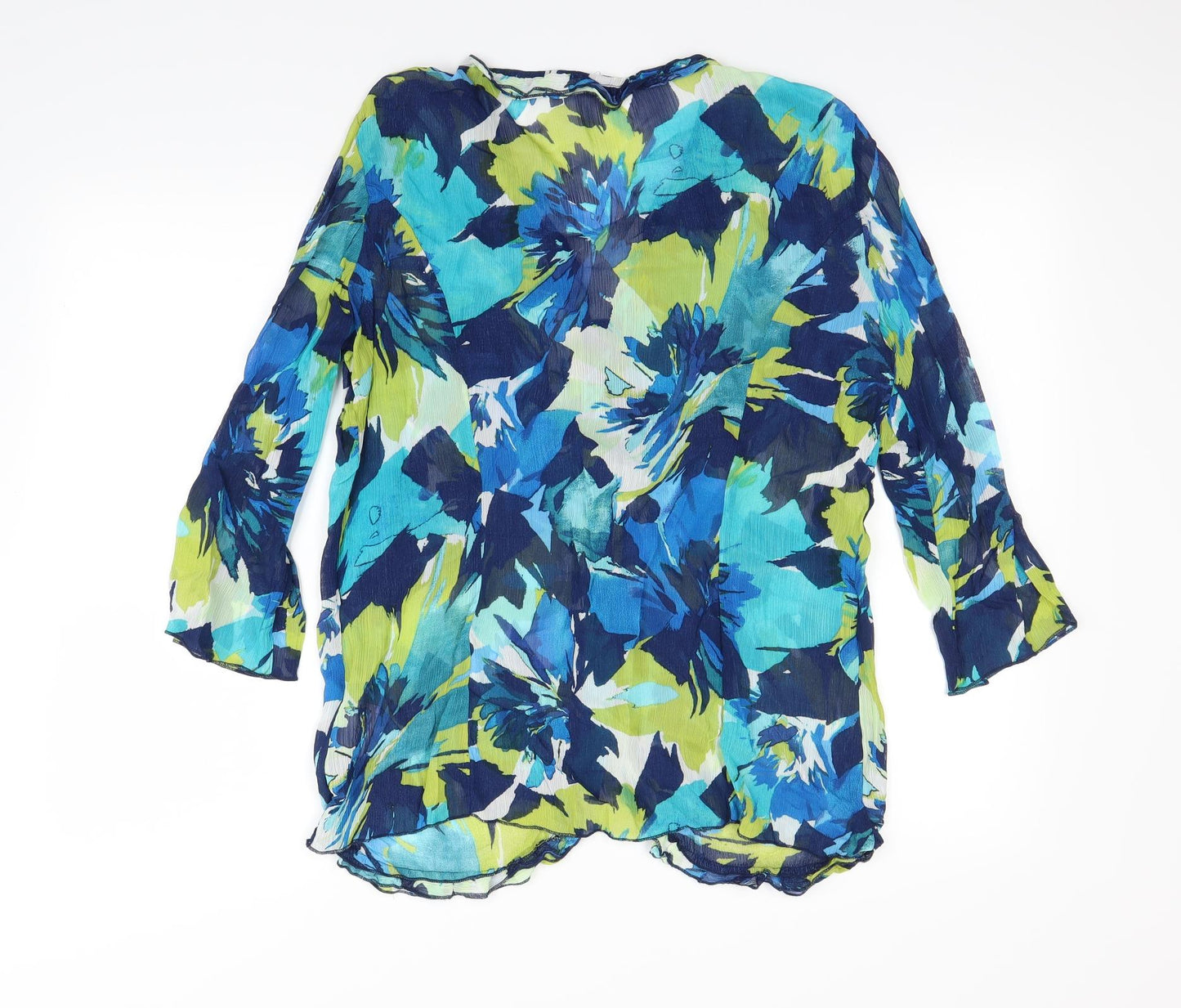 Per Una Womens Multicoloured Floral  Basic Button-Up Size 14