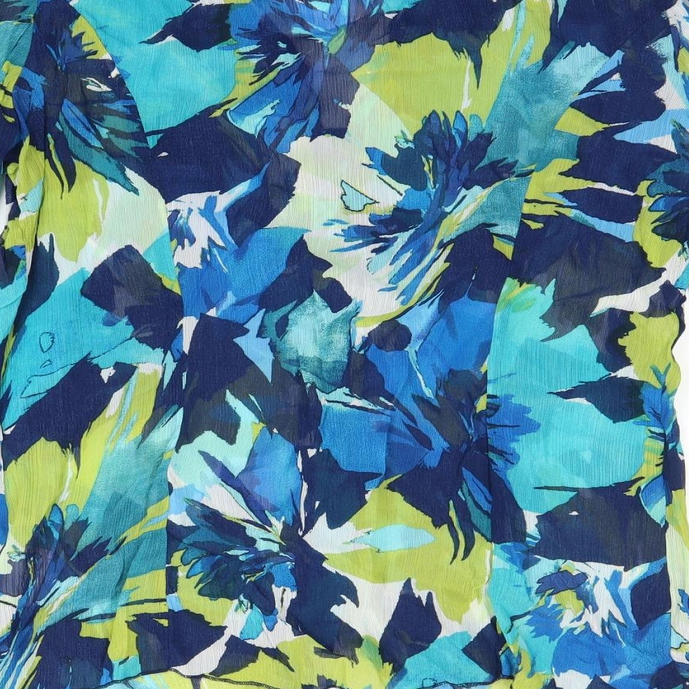Per Una Womens Multicoloured Floral  Basic Button-Up Size 14