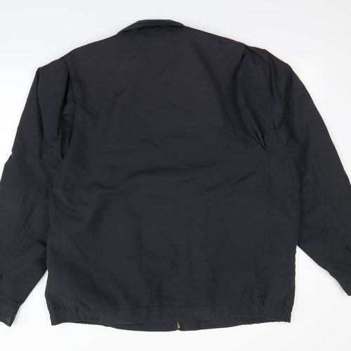 Preworn  Womens Black   Rain Coat Coat Size L