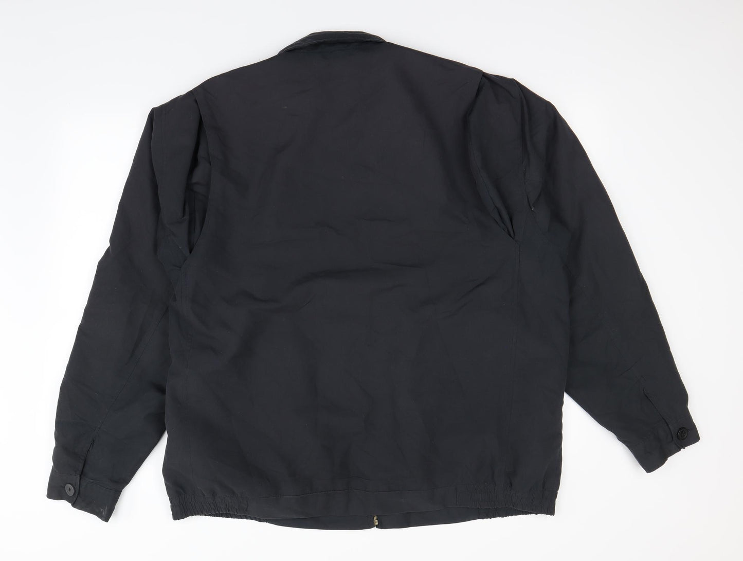 Preworn  Womens Black   Rain Coat Coat Size L