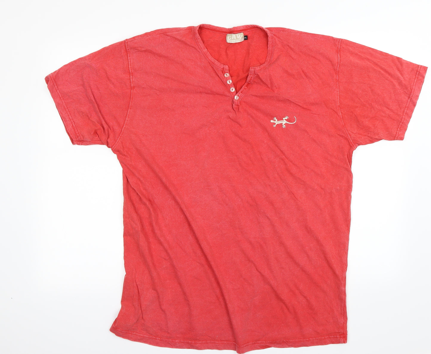 gaw collection Mens Red    T-Shirt Size XL