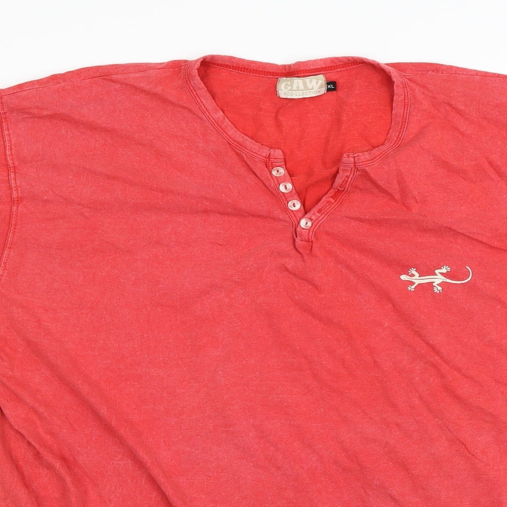 gaw collection Mens Red    T-Shirt Size XL