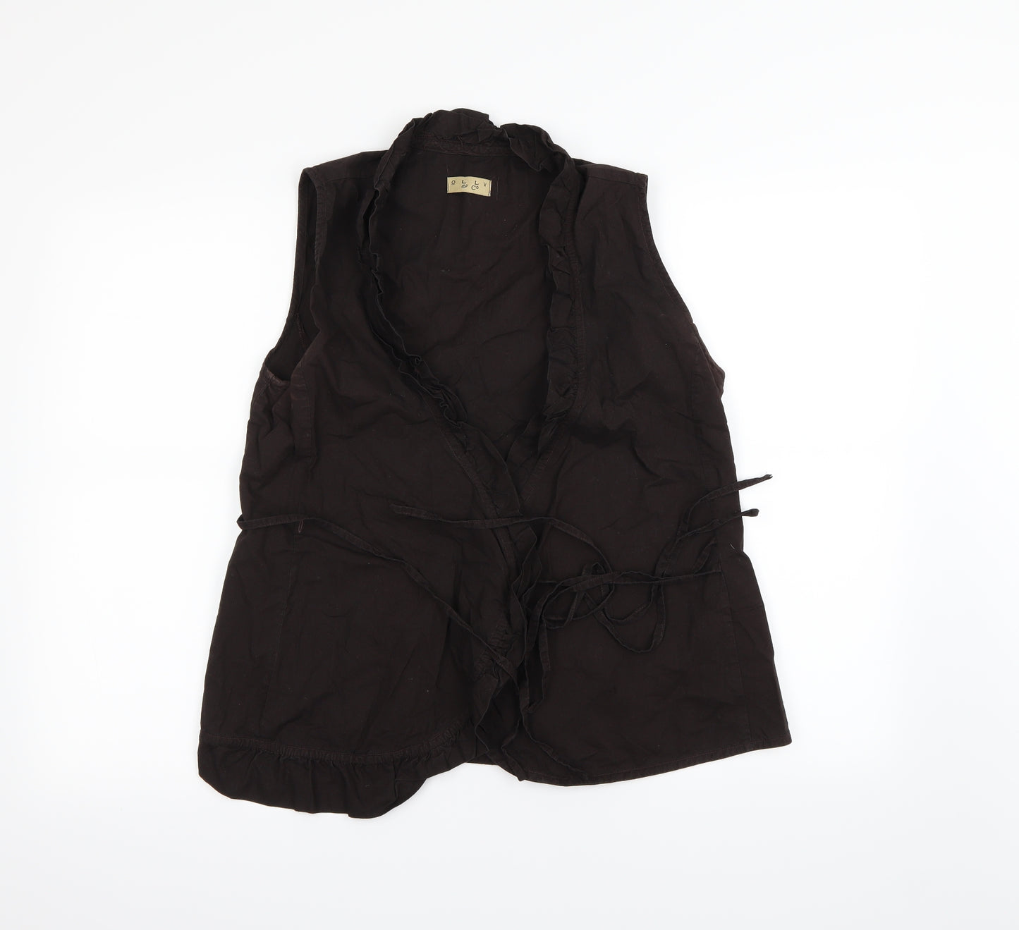 olly Womens Brown   Cardigan Jumper Size 12