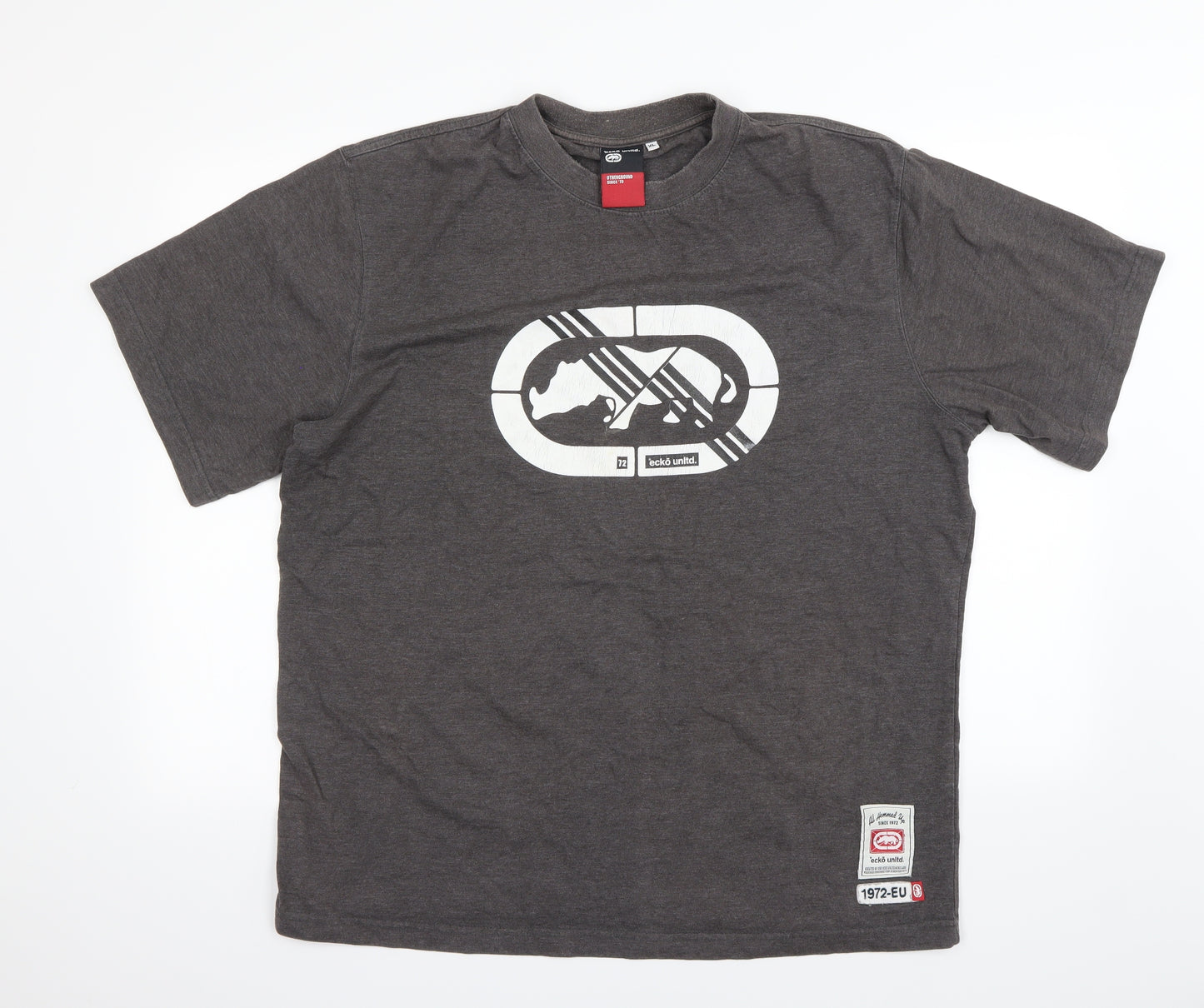 Ecko Unltd. Mens Grey    T-Shirt Size XL
