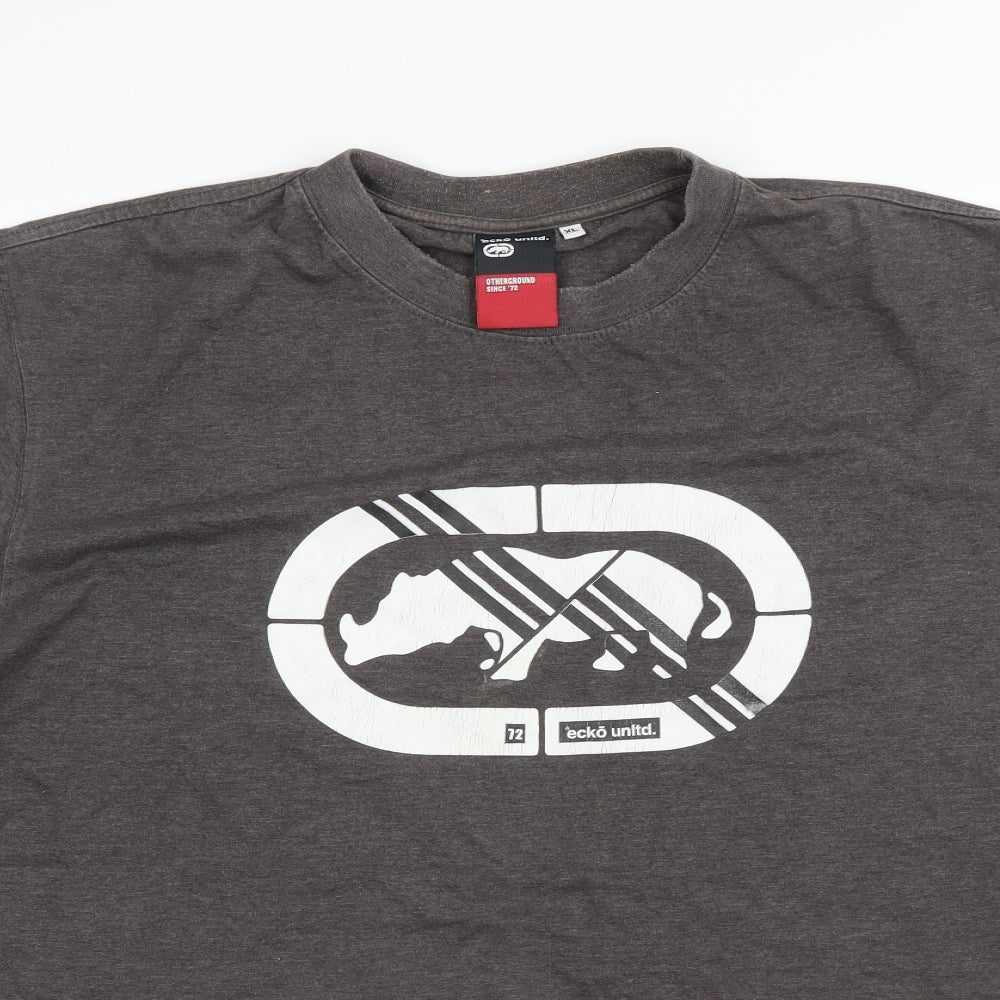 Ecko Unltd. Mens Grey    T-Shirt Size XL