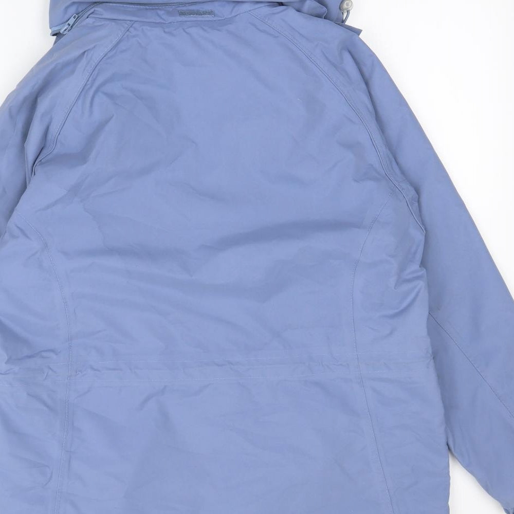 Regatta Womens Blue   Rain Coat Coat Size 10