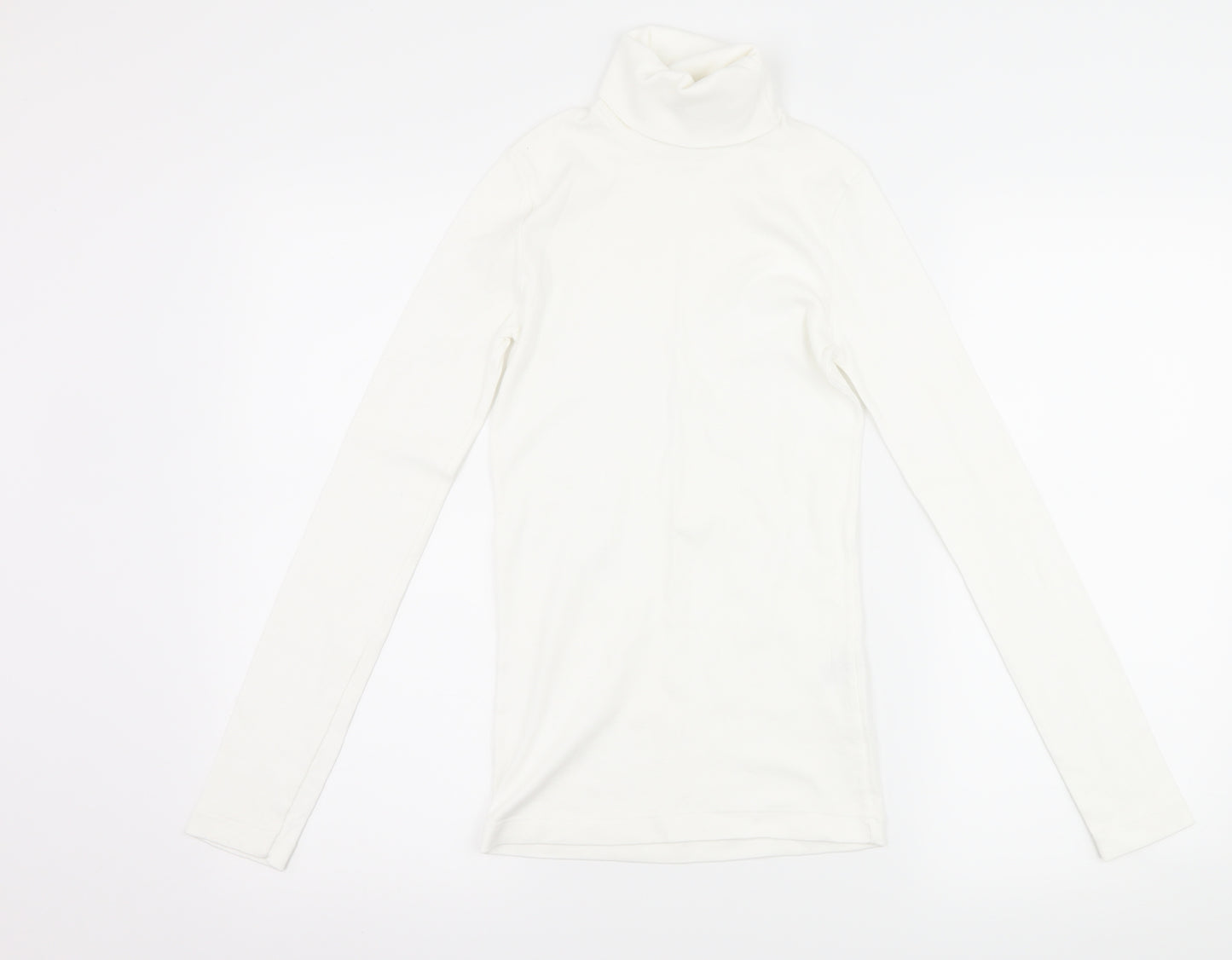 Petit Bateau Girls White   Basic T-Shirt Size 14 Years