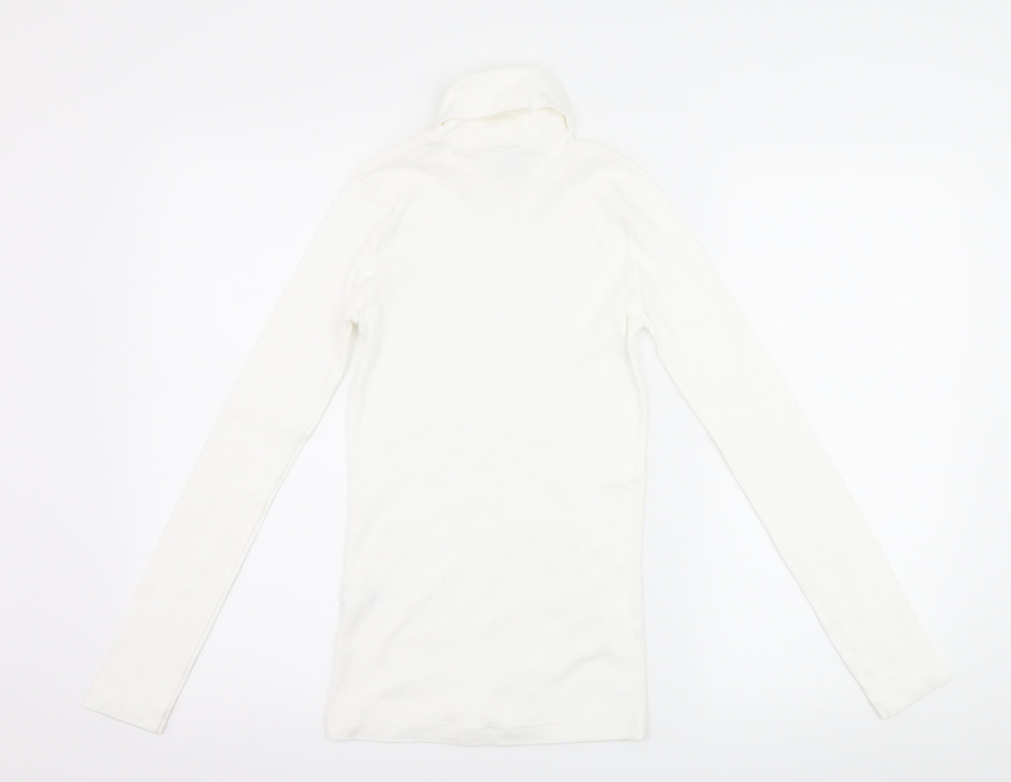Petit Bateau Girls White   Basic T-Shirt Size 14 Years