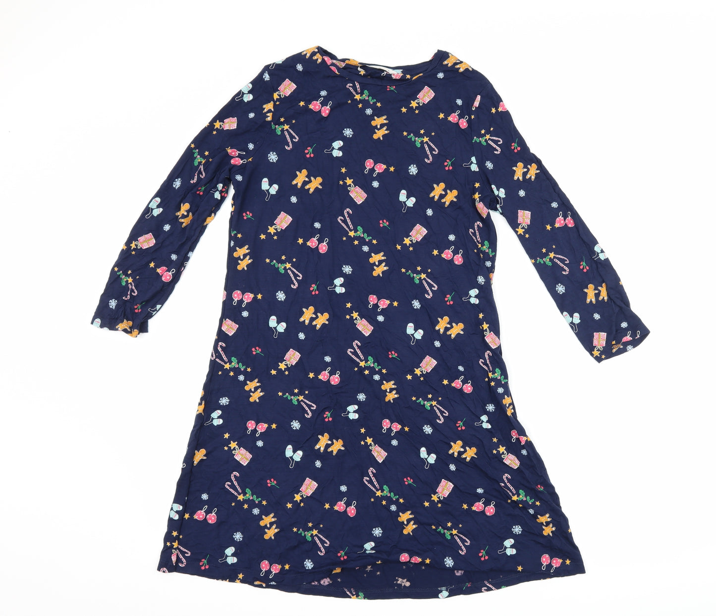 TU Womens Blue   Skater Dress  Size 10  - christmas