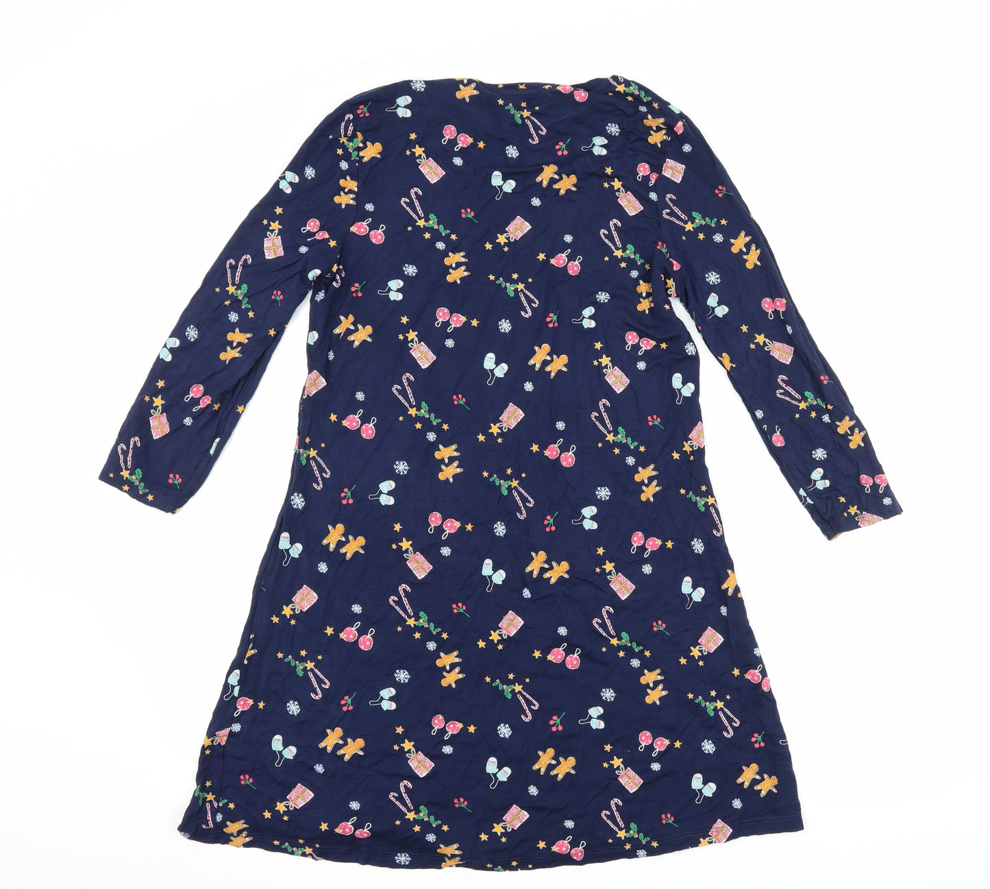TU Womens Blue   Skater Dress  Size 10  - christmas