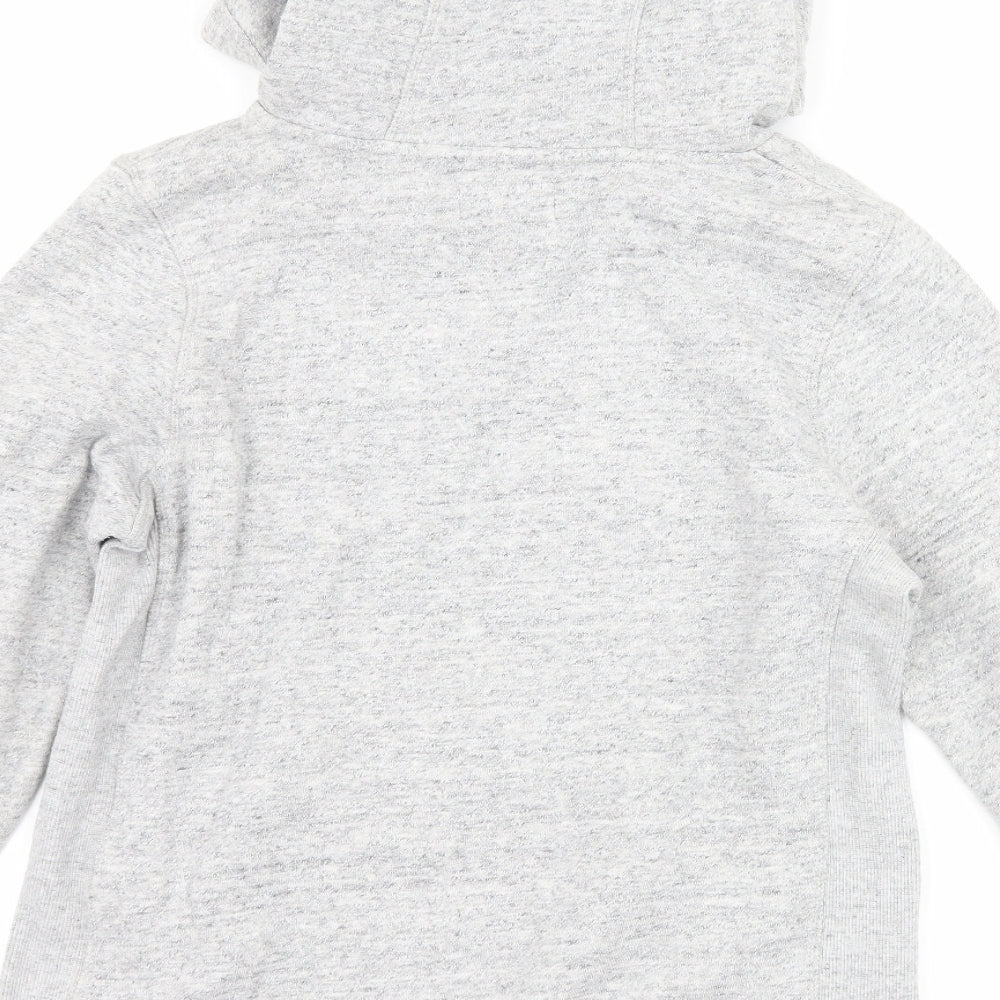 Matalan Girls Grey   Pullover Hoodie Size 15 Years  - graphic