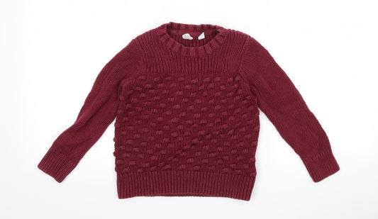 Gap Girls Purple   Pullover Jumper Size 4-5 Years