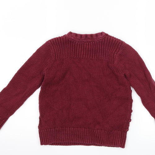 Gap Girls Purple   Pullover Jumper Size 4-5 Years