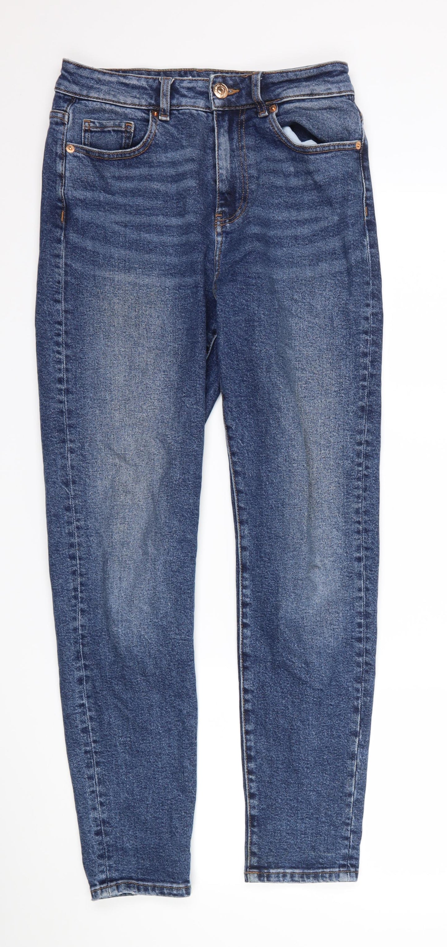 Marks and Spencer Womens Blue  Denim Skinny Jeans Size 8 L28 in