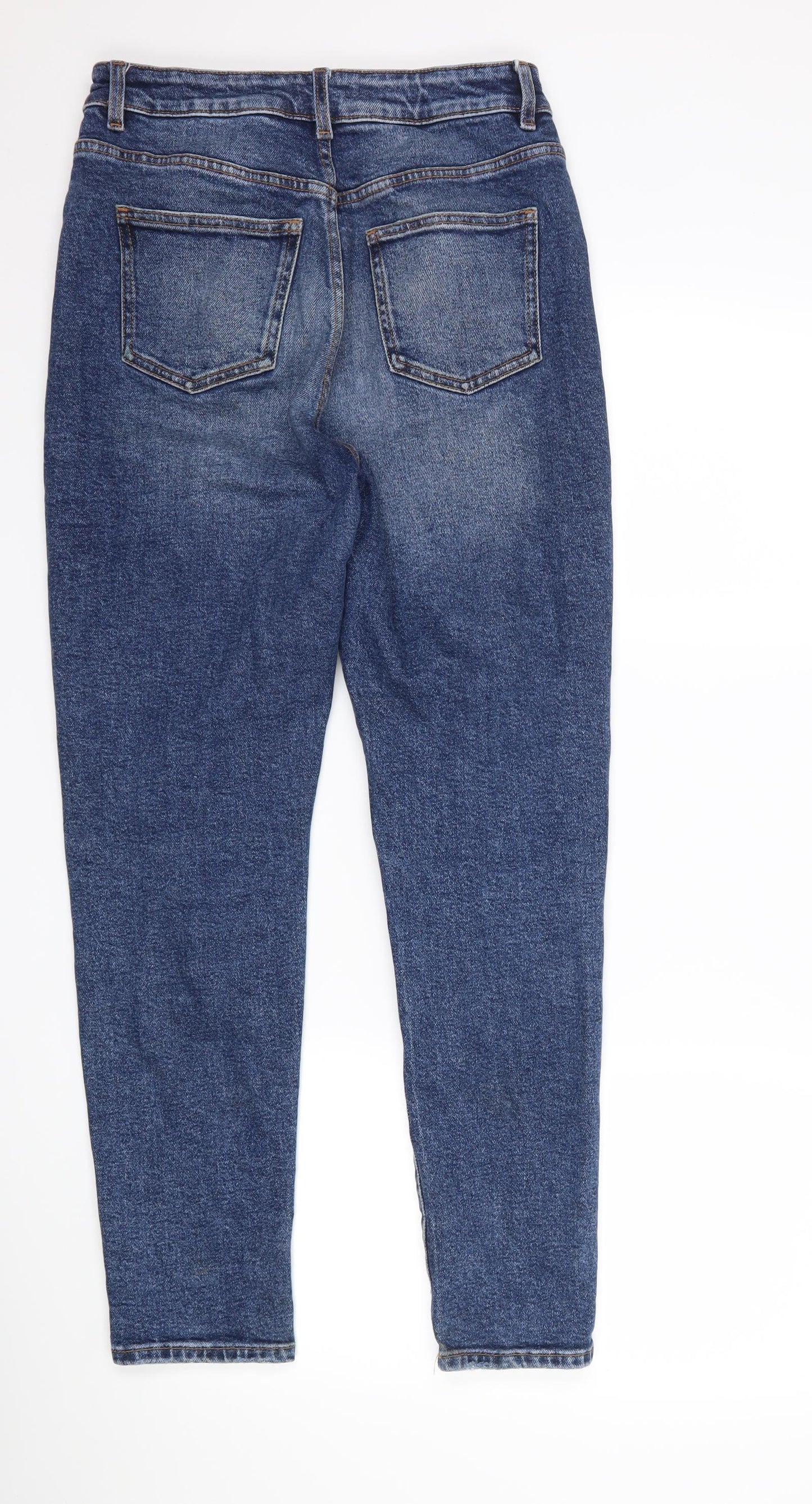 Marks and Spencer Womens Blue  Denim Skinny Jeans Size 8 L28 in
