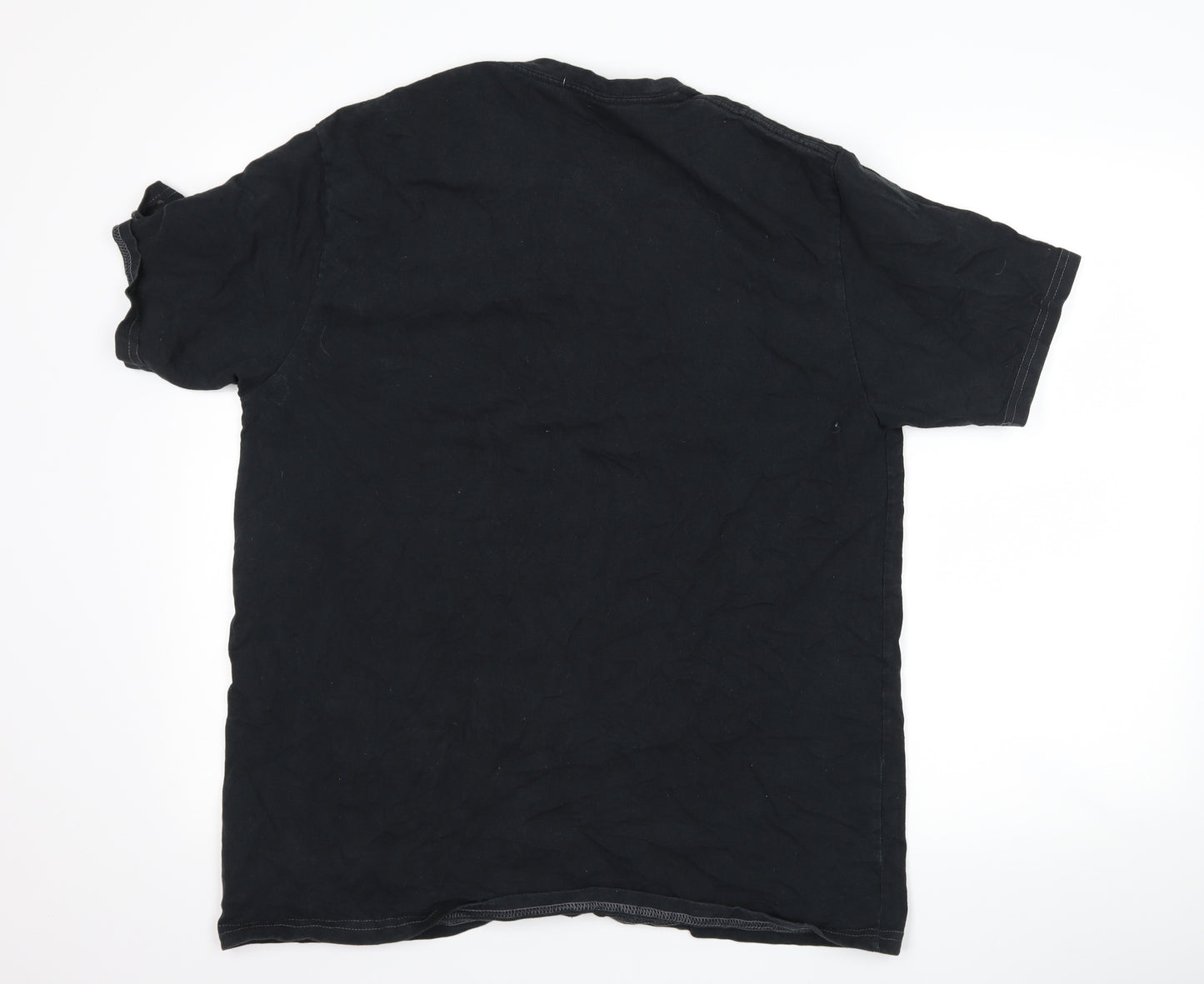 DKNY Mens Black    T-Shirt Size L  - graphic