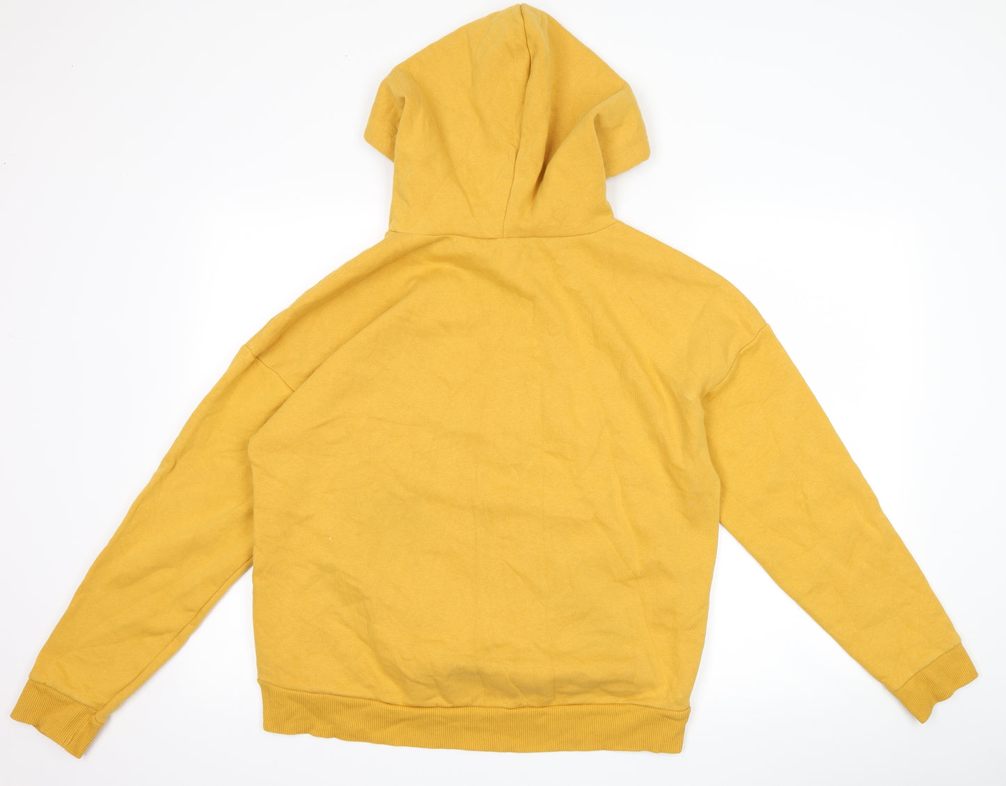 New Look Womens Yellow   Pullover Hoodie Size 12