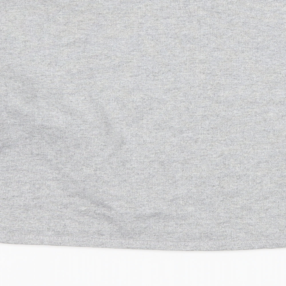 River Island Girls Grey   Pullover Sweatshirt Size 11-12 Years  - slogan