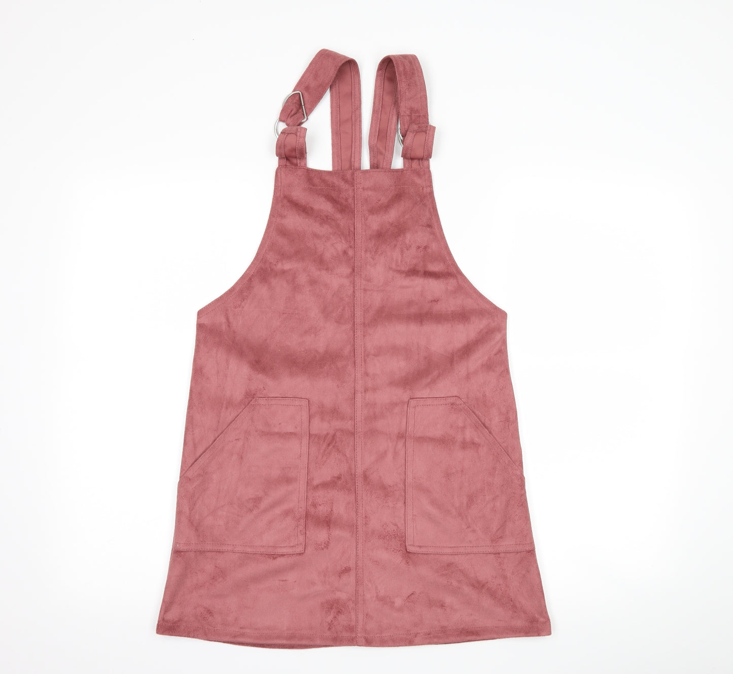 Primark Womens Pink   Pinafore/Dungaree Dress  Size 8