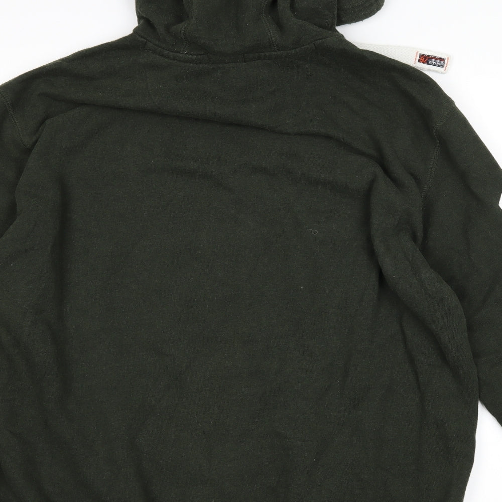 F&F Mens Grey   Pullover Hoodie Size L  - graphic