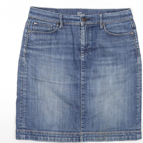 Gap Womens Blue  Denim Straight & Pencil Skirt Size 10