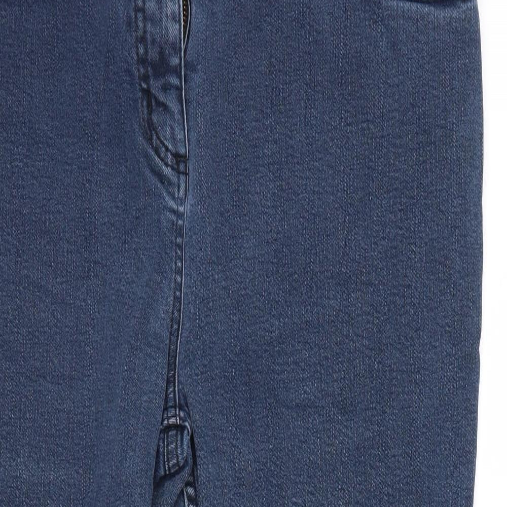 Per Una Womens Blue  Denim Cropped Jeans Size 16 L23 in