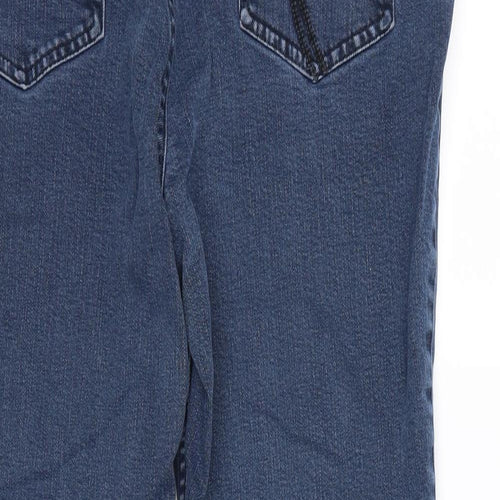 Per Una Womens Blue  Denim Cropped Jeans Size 16 L23 in