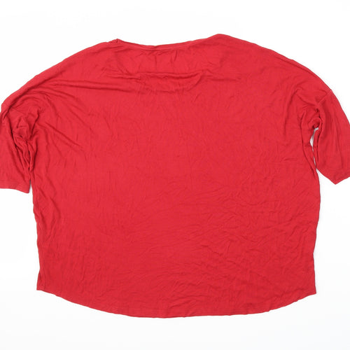 Phase Eight Womens Red   Basic T-Shirt Size 12