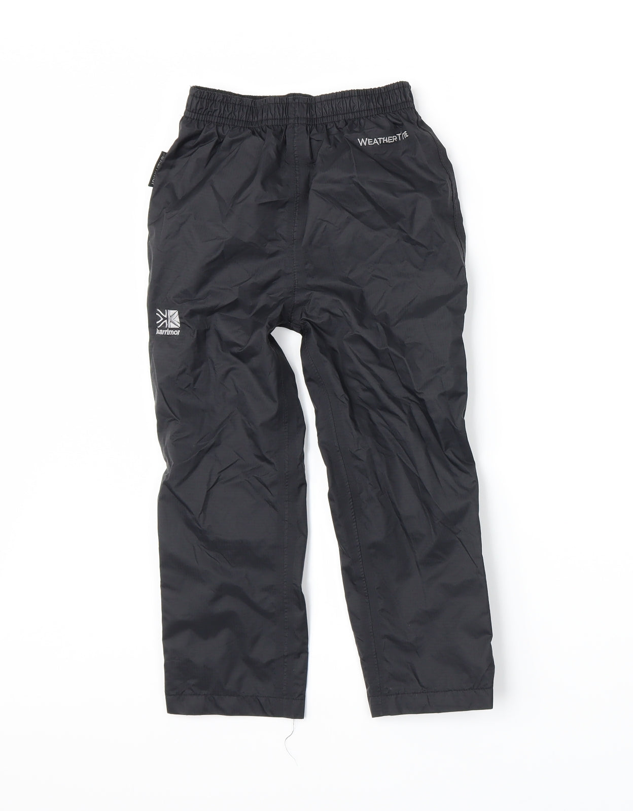 Karrimor Boys Black   Rain Trousers Trousers Size 3-4 Years