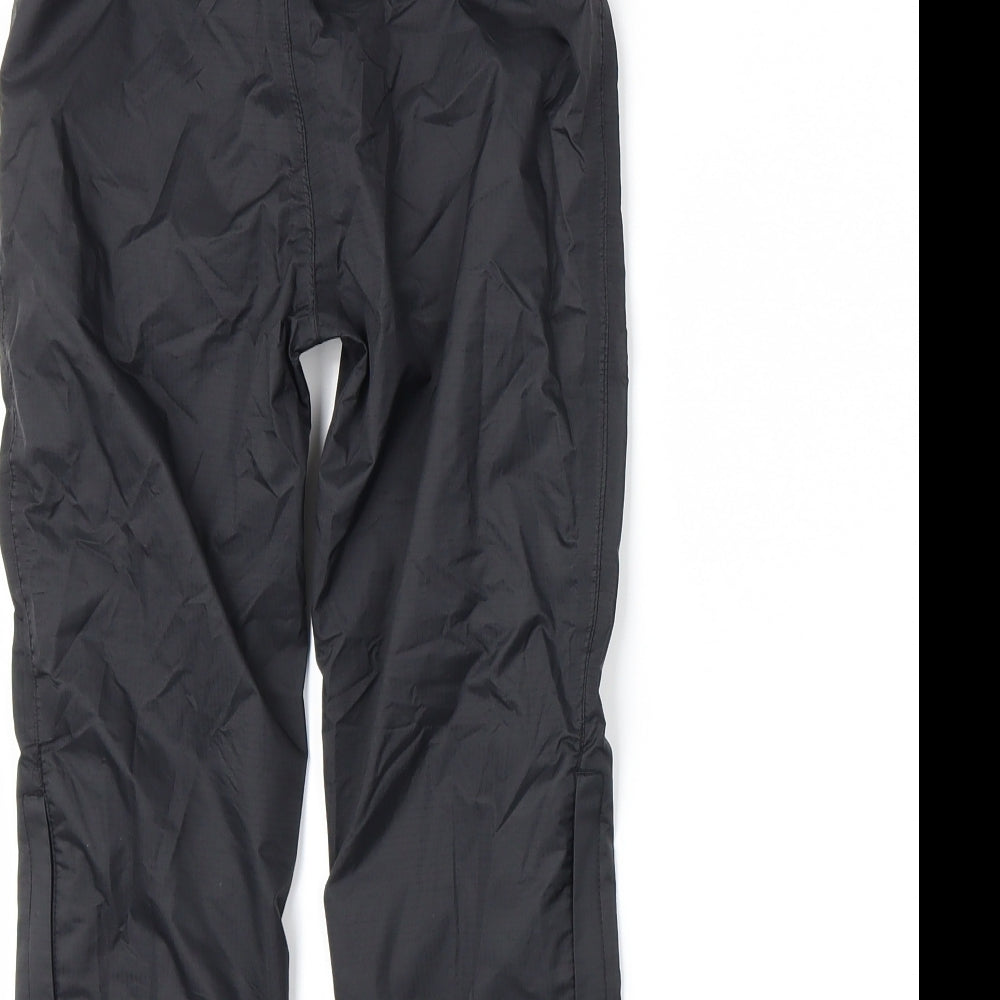 Karrimor Boys Black   Rain Trousers Trousers Size 3-4 Years
