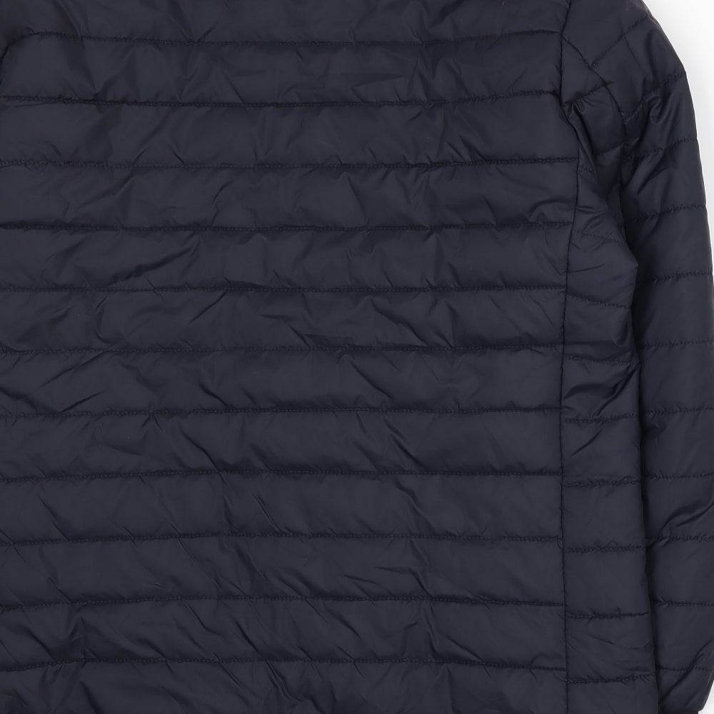 Zara Mens Blue   Puffer Jacket Jacket Size XL