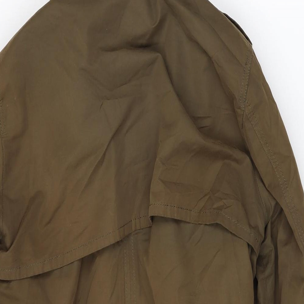 Mango Womens Green   Parka Coat Size L