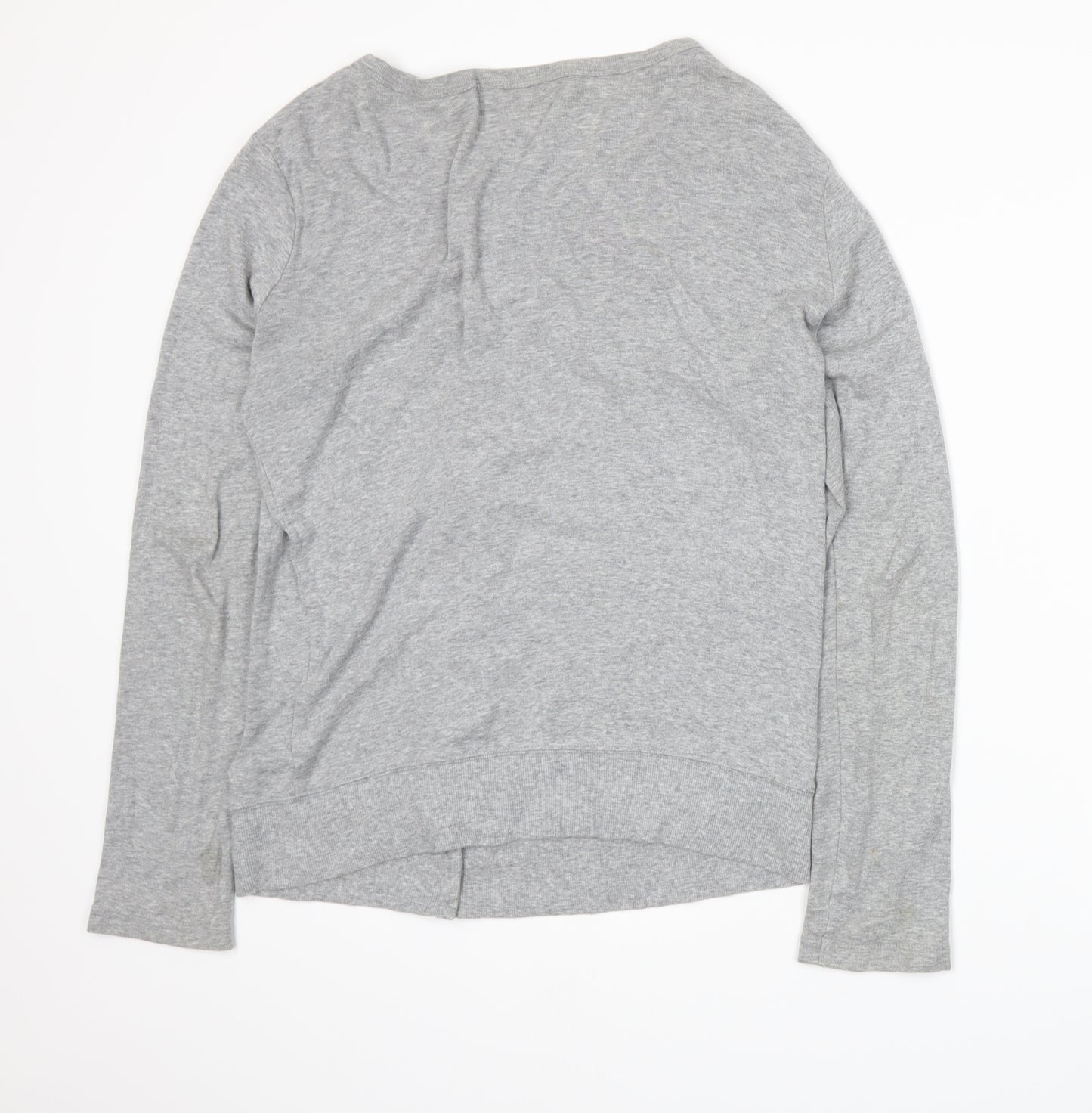 Uniqlo Mens Grey  Jersey Cardigan Jumper Size M