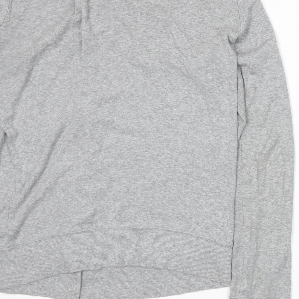 Uniqlo Mens Grey  Jersey Cardigan Jumper Size M