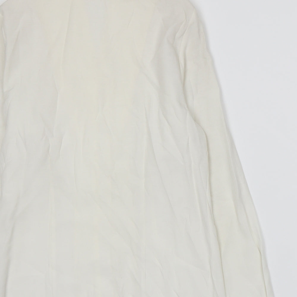 Pippa Dee Womens Ivory   Basic Blouse Size 10
