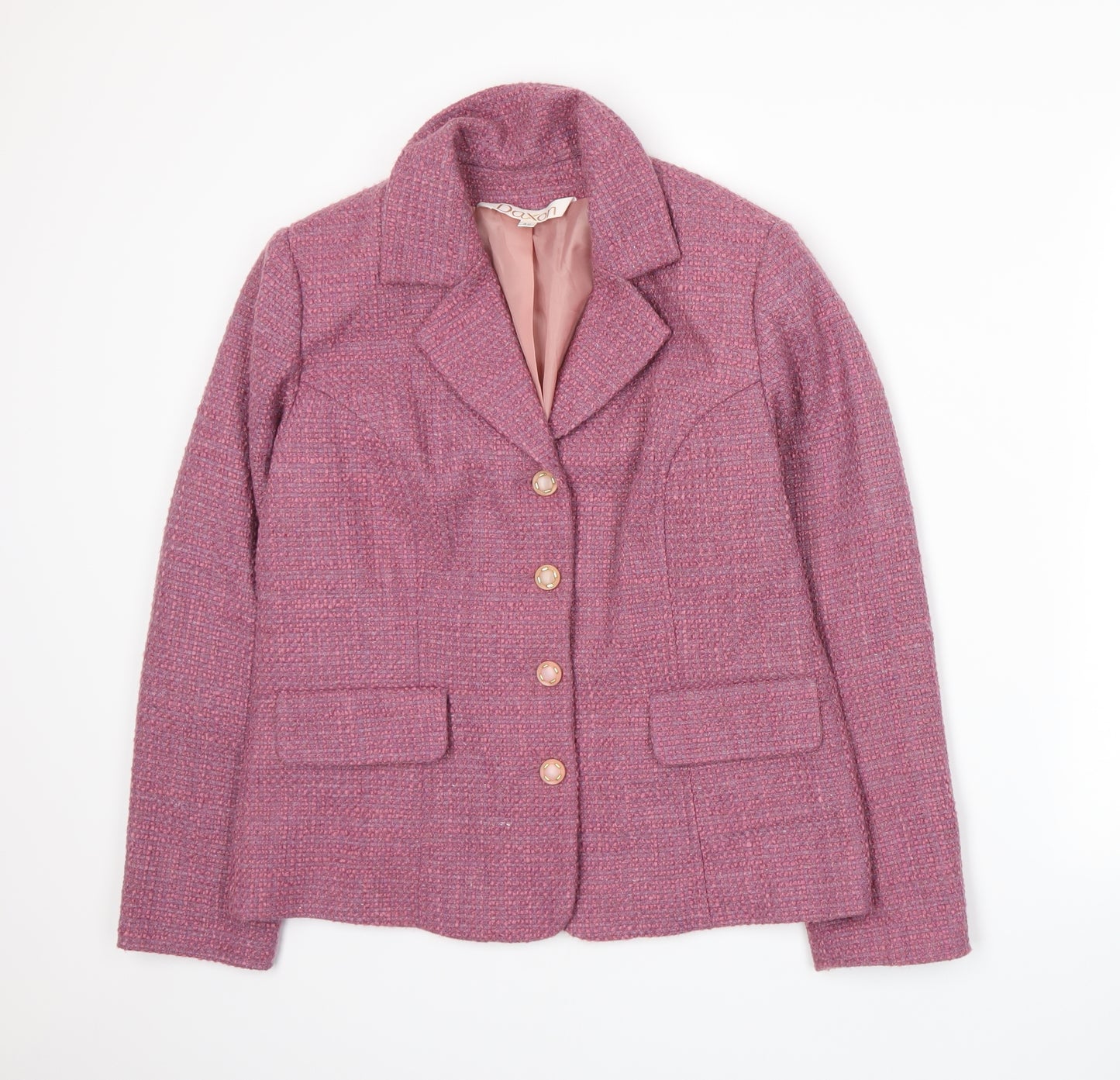 Daxon Womens Pink   Jacket Suit Jacket Size 14