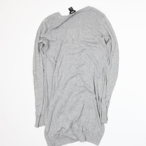 H&M Womens Grey  Knit Cardigan Jumper Size S