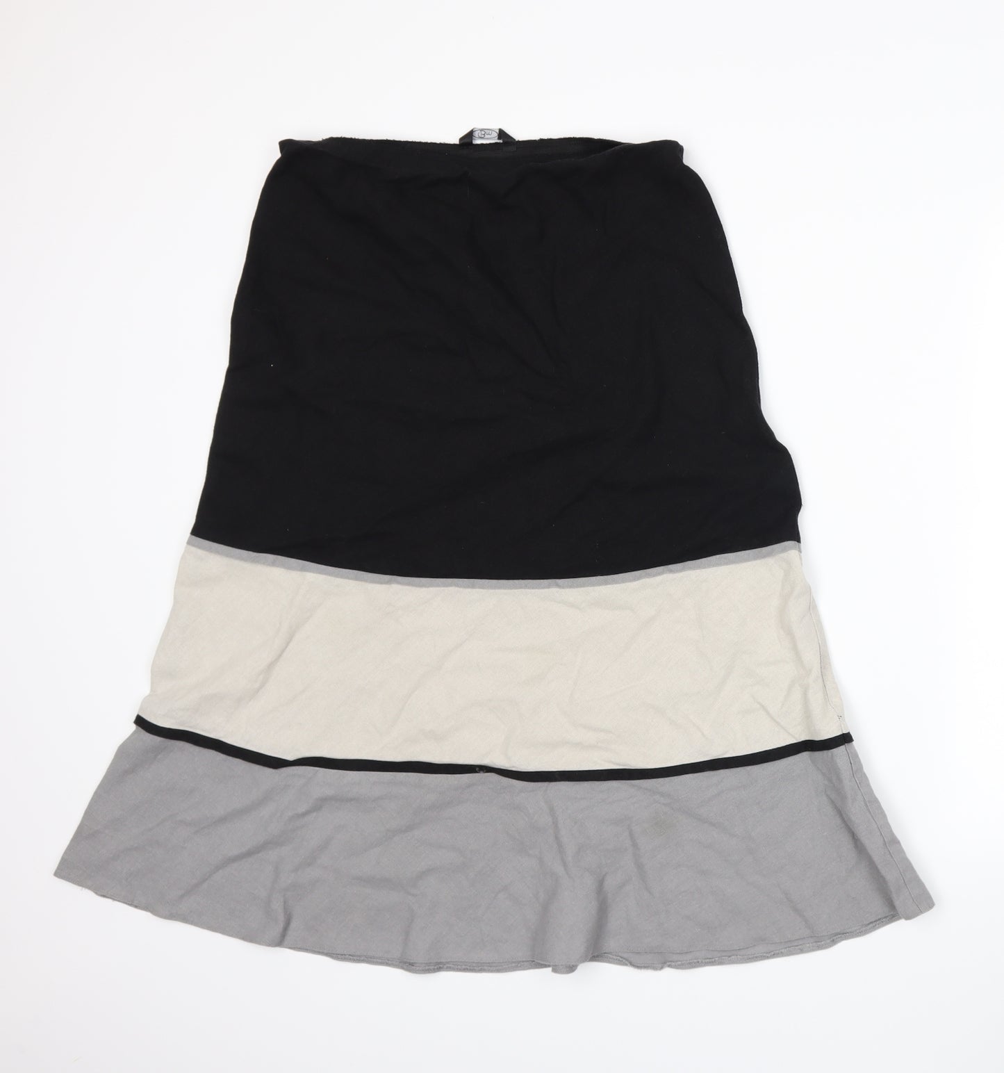 BM Womens Grey   Trumpet Skirt Size 12