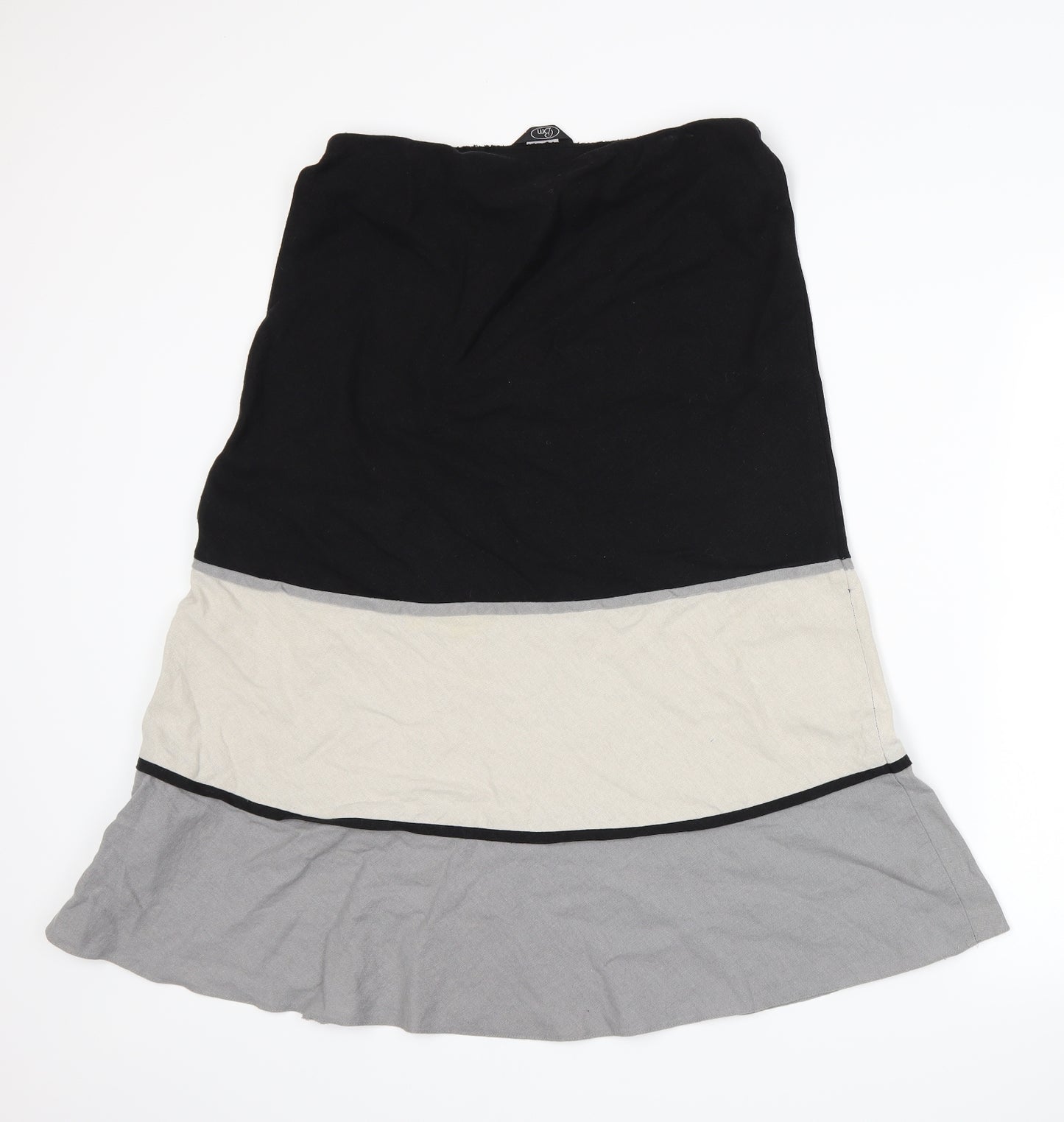 BM Womens Grey   Trumpet Skirt Size 12