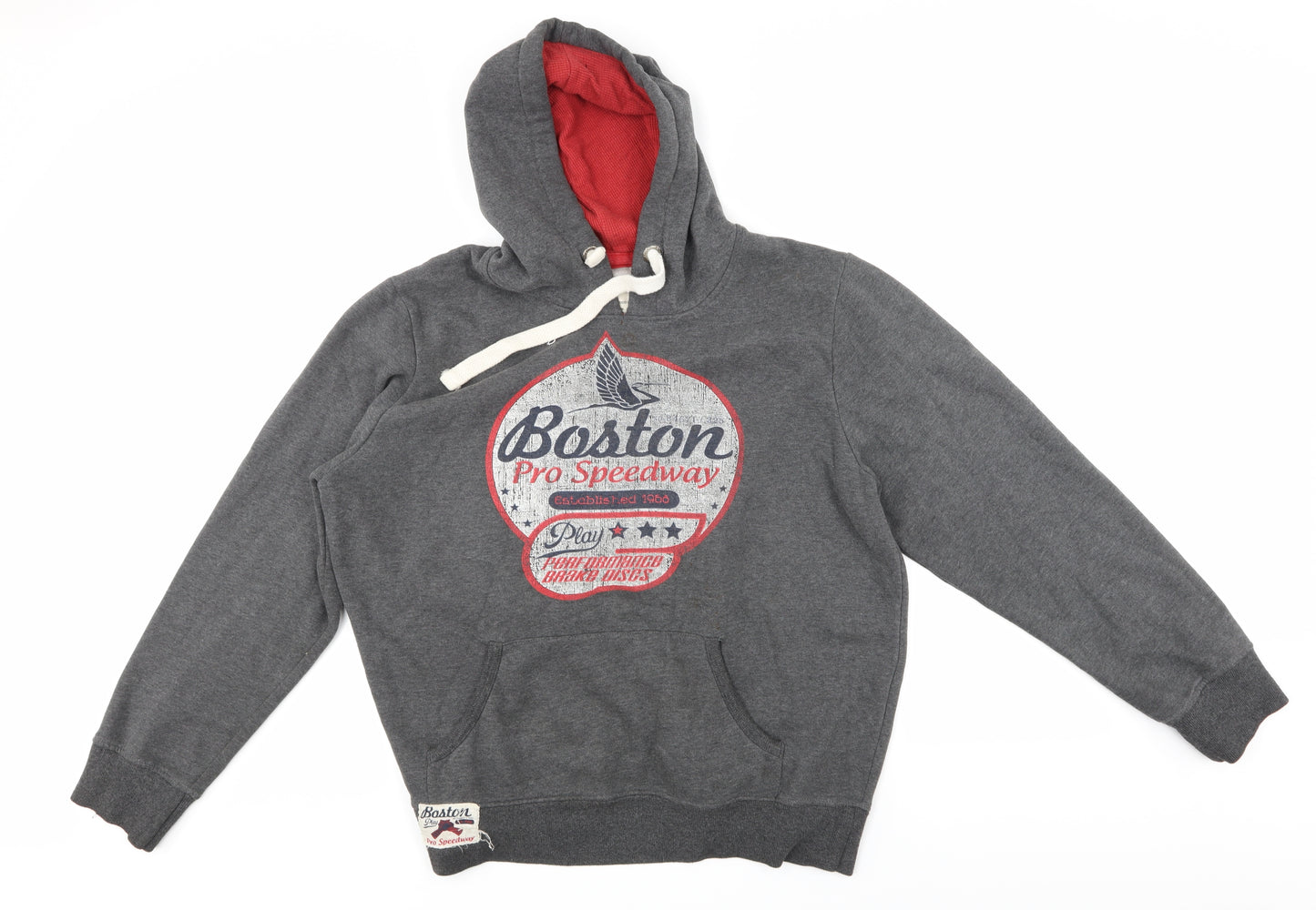 Cedar Wood State Mens Grey   Pullover Hoodie Size XL
