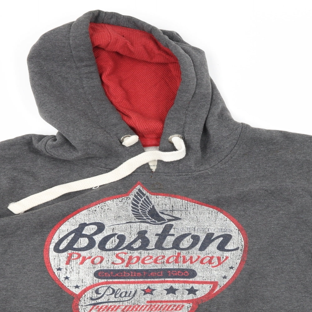 Cedar Wood State Mens Grey   Pullover Hoodie Size XL