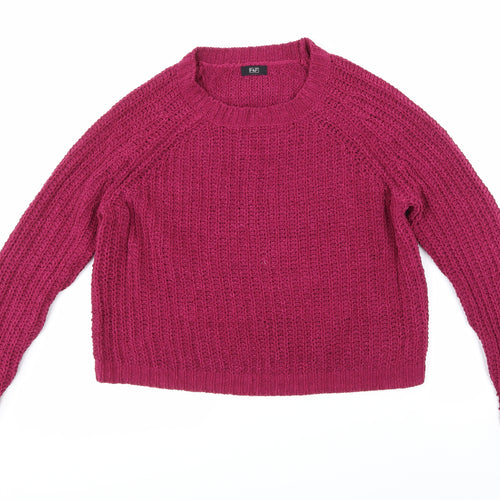 F&F Womens Purple   Pullover Jumper Size 12