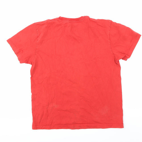 VANS Boys Red   Basic T-Shirt Size L