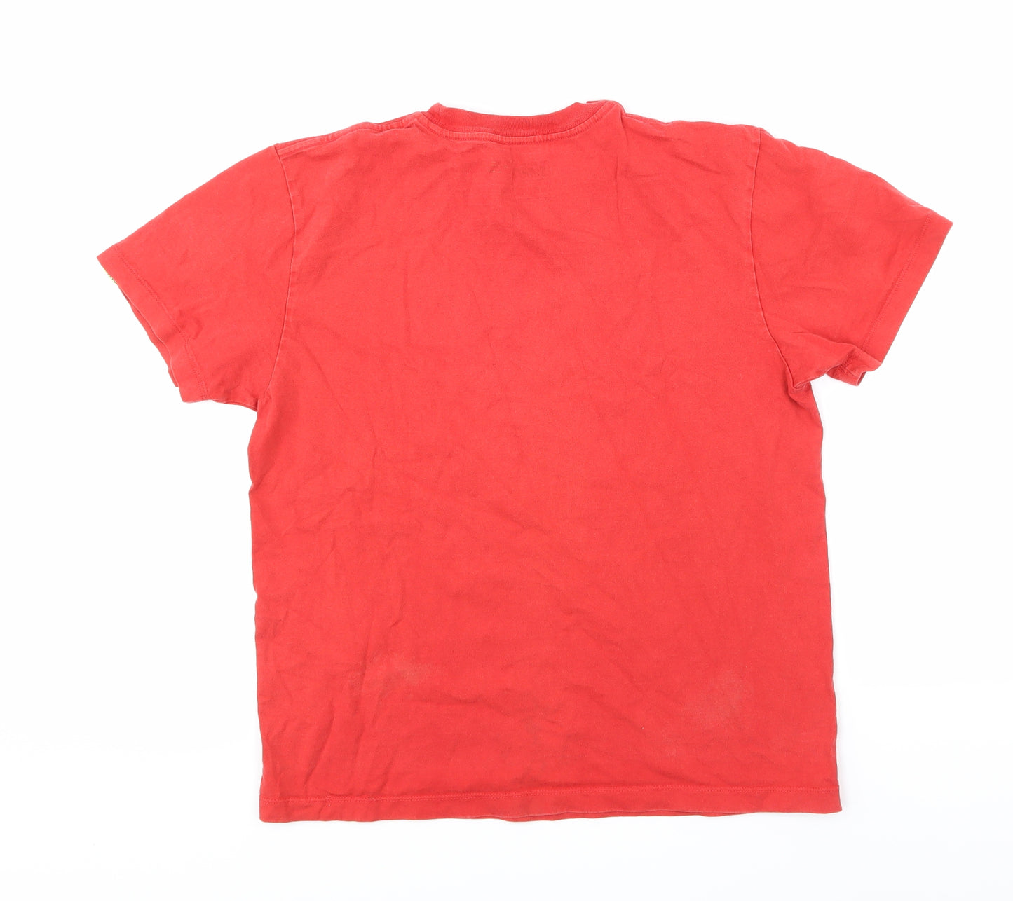 VANS Boys Red   Basic T-Shirt Size L