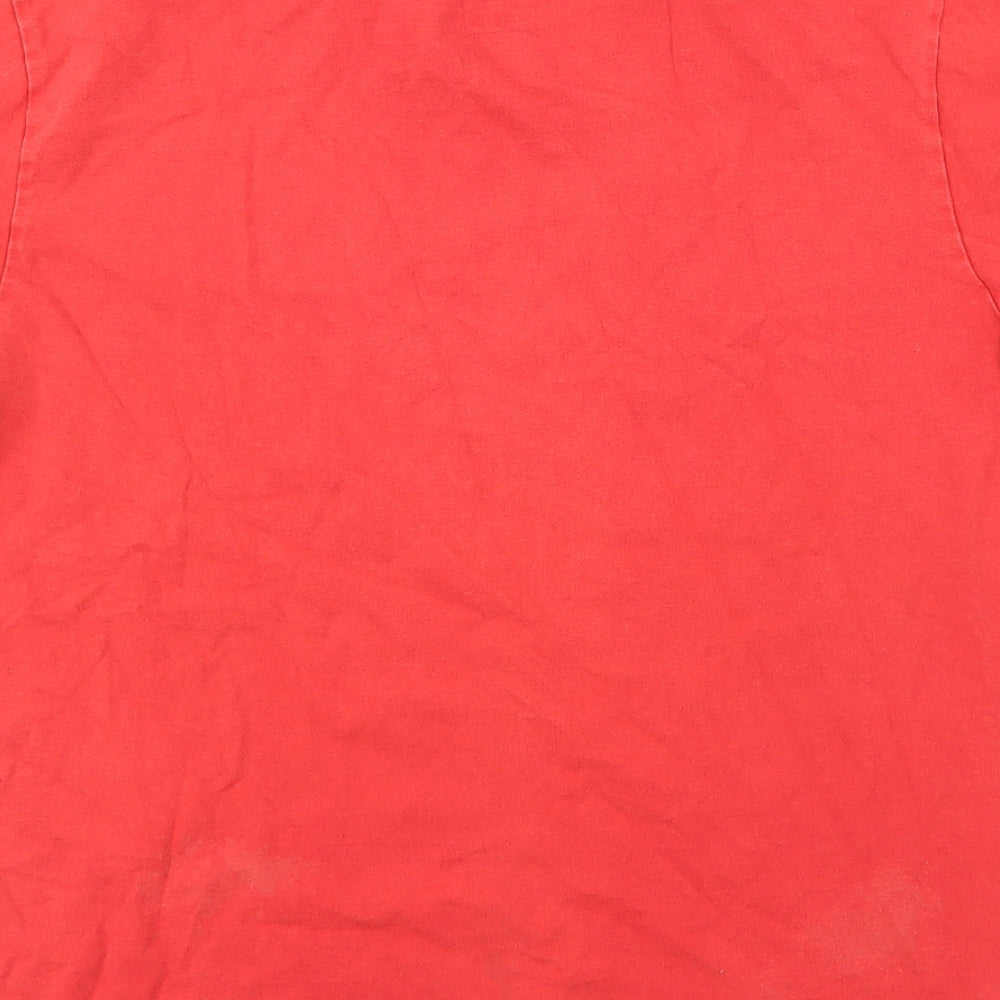 VANS Boys Red   Basic T-Shirt Size L