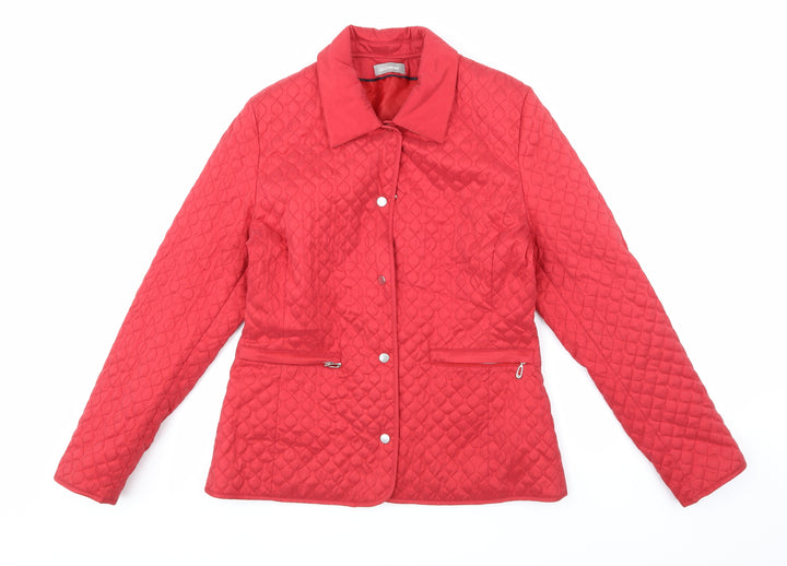 Steilmann Womens Red Jacket Coat Size 14
