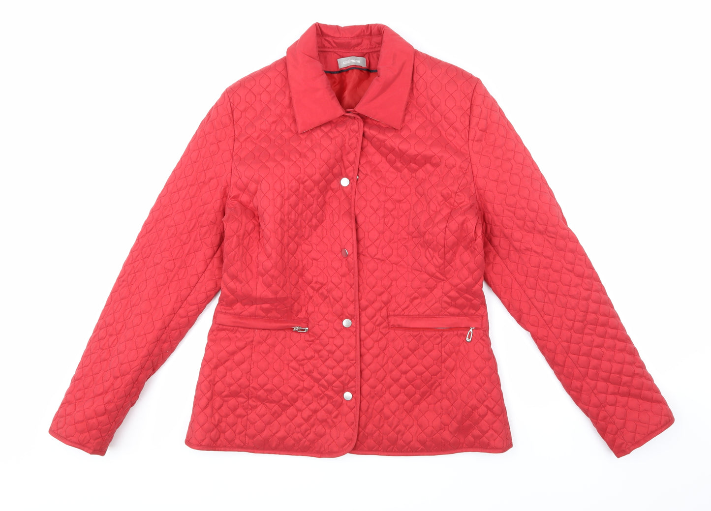 Steilmann Womens Red   Jacket Coat Size 14