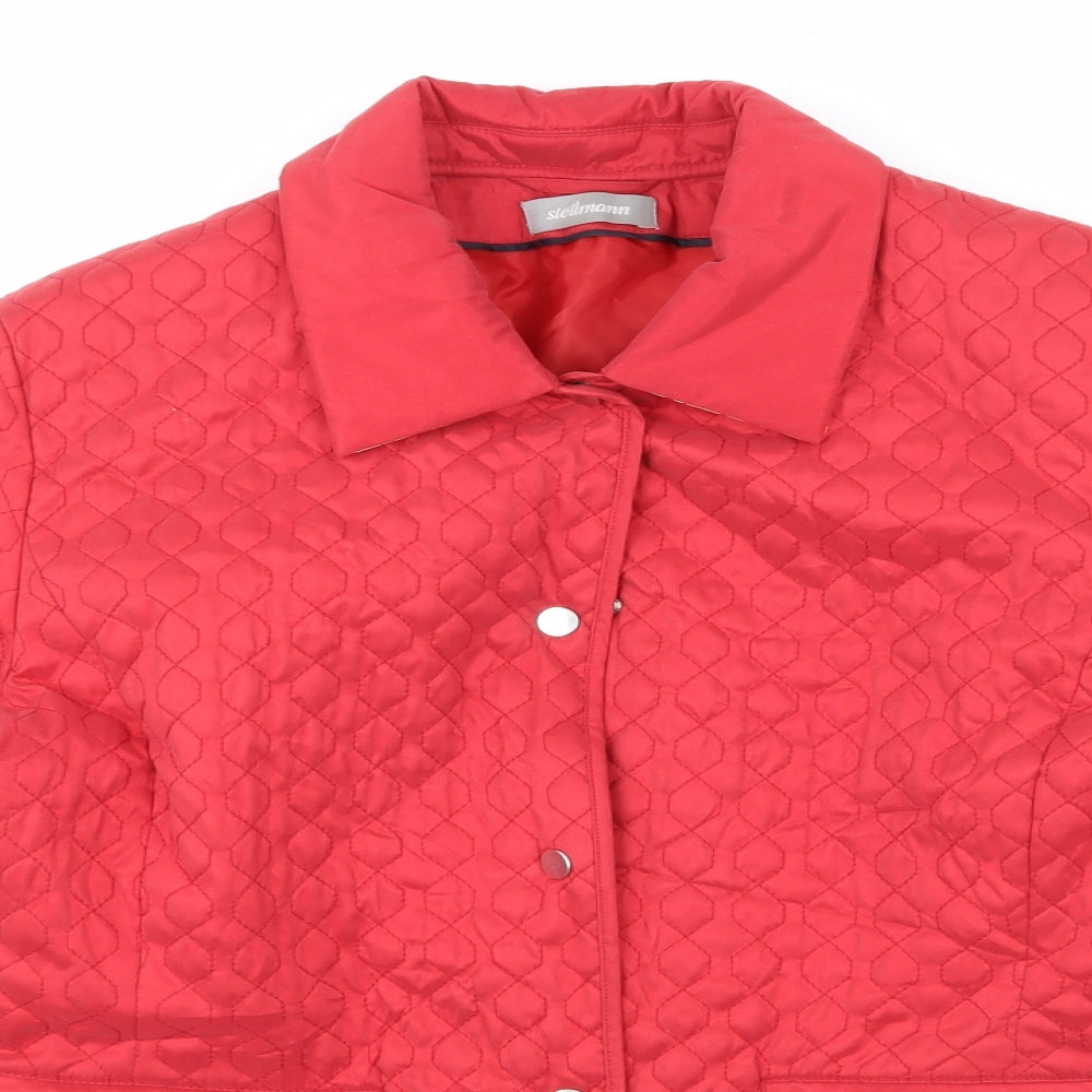 Steilmann Womens Red   Jacket Coat Size 14