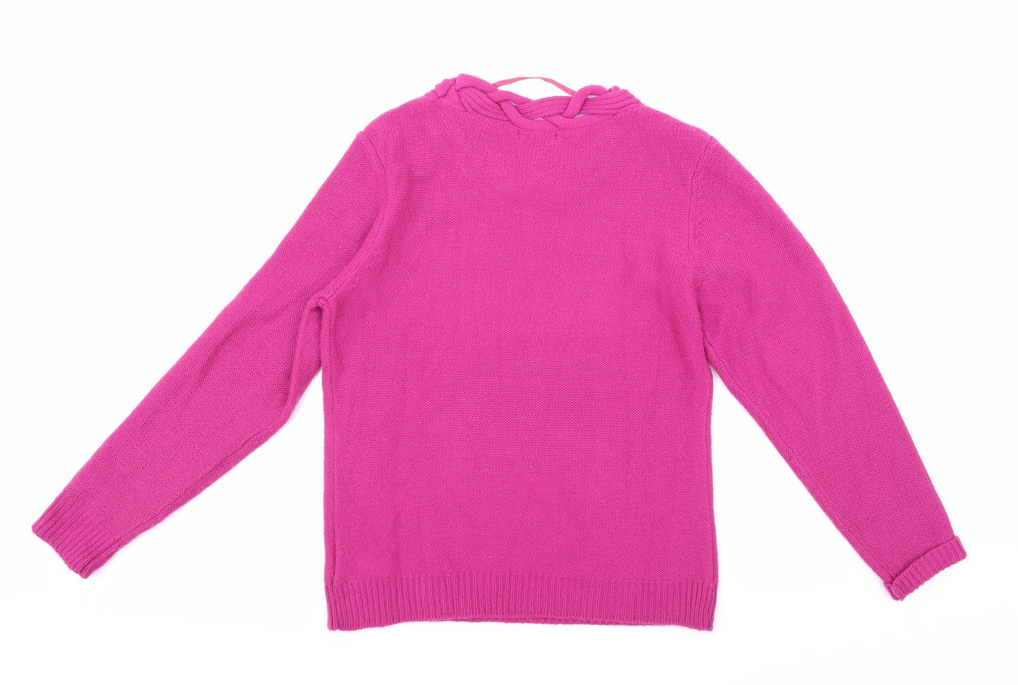 Damart Womens Purple  Knit Pullover Jumper Size 10
