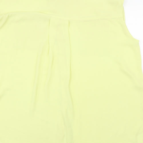 Monki Womens Yellow   Basic Blouse Size M
